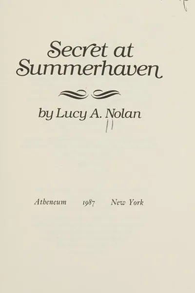 Capa de Secret at Summerhaven