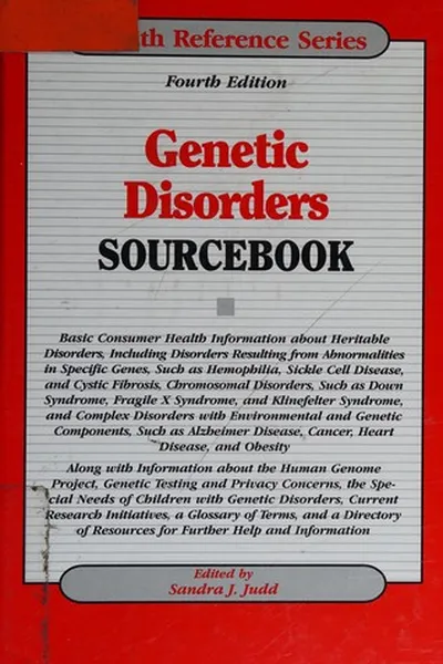 Capa de Genetic disorders sourcebook