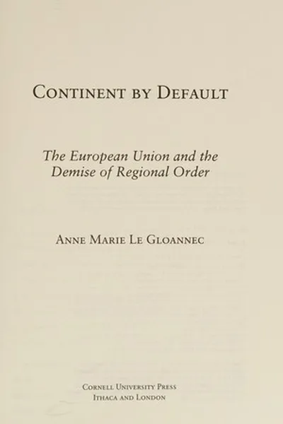Capa de Continent by Default