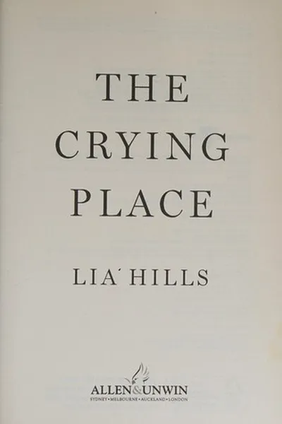 Capa de The crying place