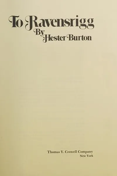 Capa de To Ravensrigg