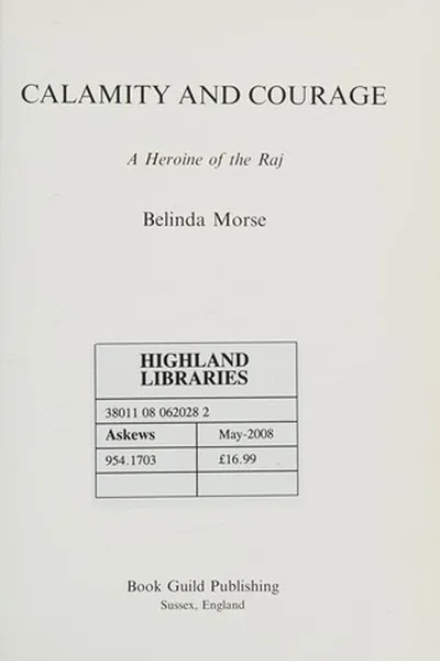 Capa de calamity and courage