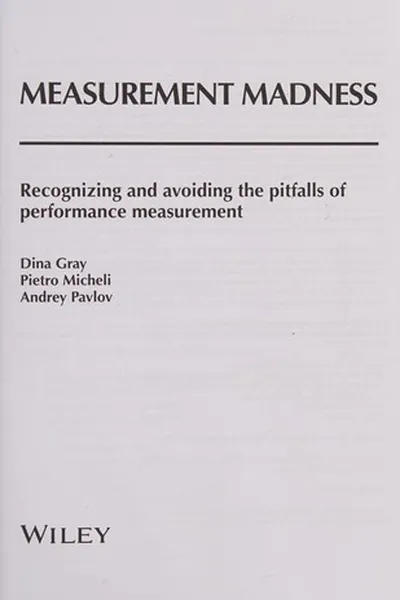 Capa de Measurement madness