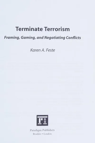 Cover of Terminate terrorism
