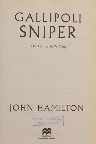 Capa de Gallipoli sniper