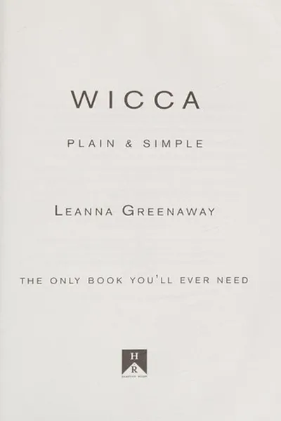 Capa de Wicca plain & simple