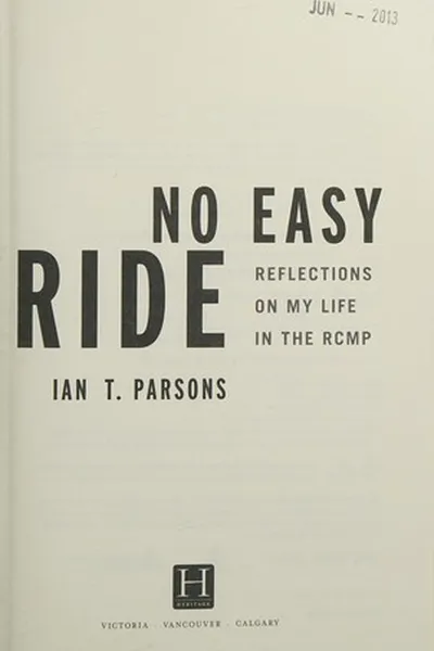 Capa de No Easy Ride