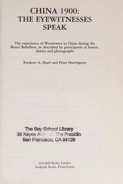 Cover of China, 1900