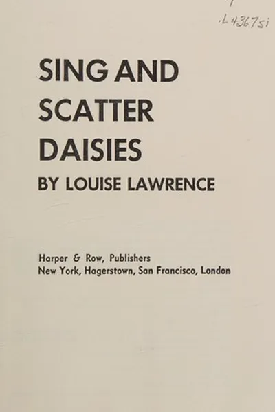 Capa de Sing and scatter daisies
