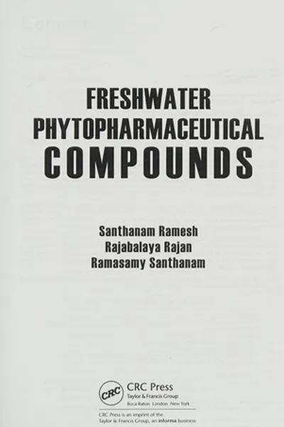 Capa de Freshwater Phytopharmaceutical Compounds