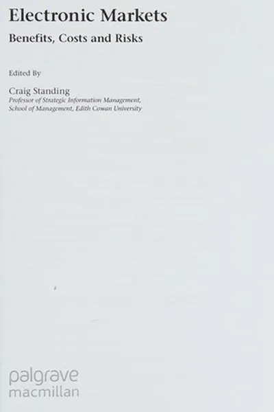 Capa de Electronic markets