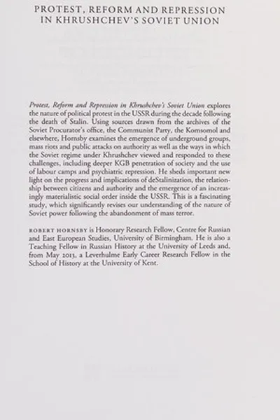 Capa de Protest, Reform and Repression in Khrushchev's Soviet Union