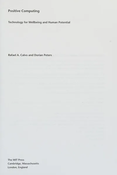 Cover of Positive computing