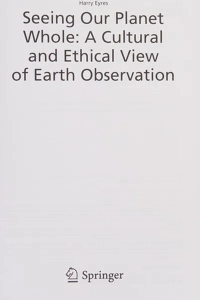 Capa de Seeing our planet whole