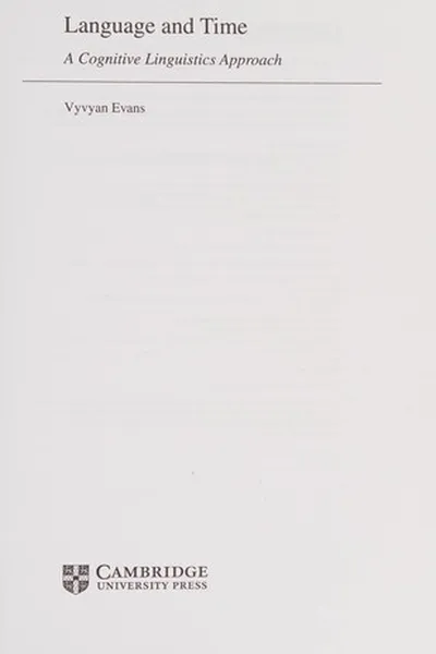 Capa de Language and Time