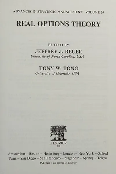 Capa de Real options theory