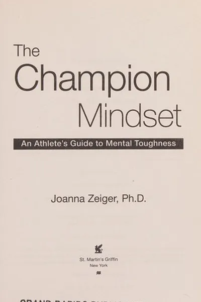 Capa de The champion mindset