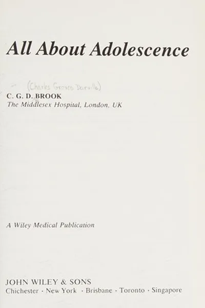 Capa de All about adolescence