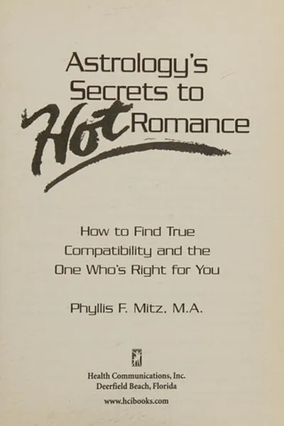 Capa de Astrology's secrets to hot romance
