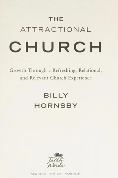 Capa de The attractional church