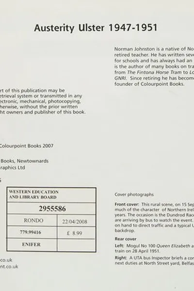Capa de Austerity Ulster, 1947-51