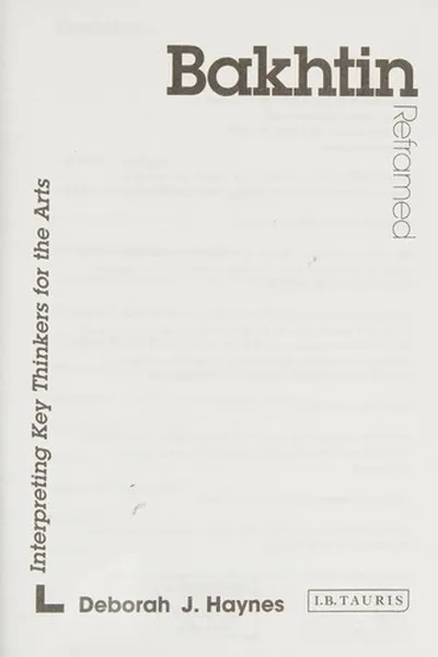 Capa de Bakhtin reframed