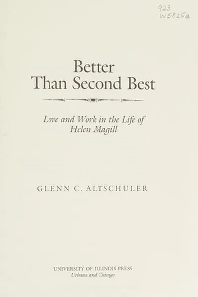 Capa de Better than second best