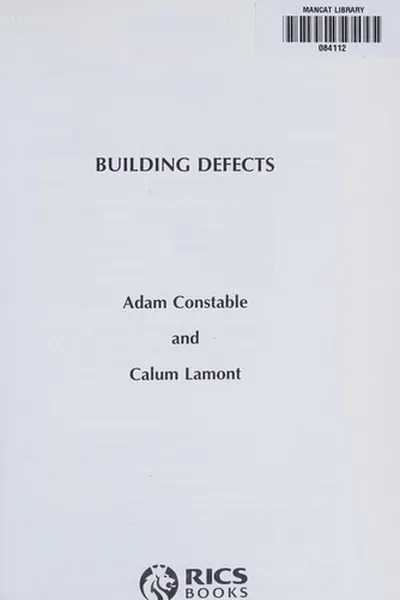 Capa de Building Defects