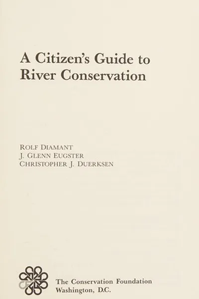 Capa de A citizen's guide to river conservation