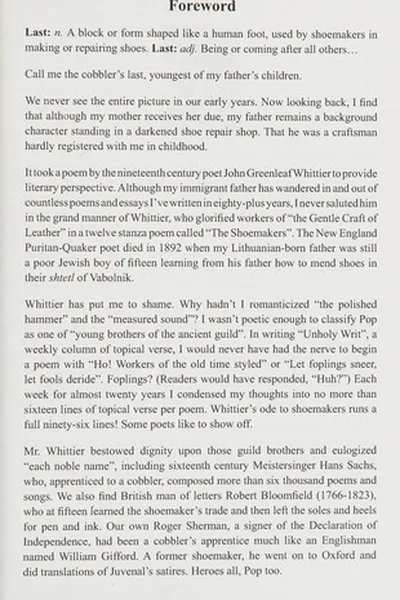 Cover of The cobbler's last