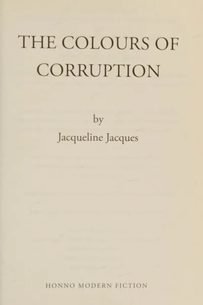 Capa de Colours of Corruption