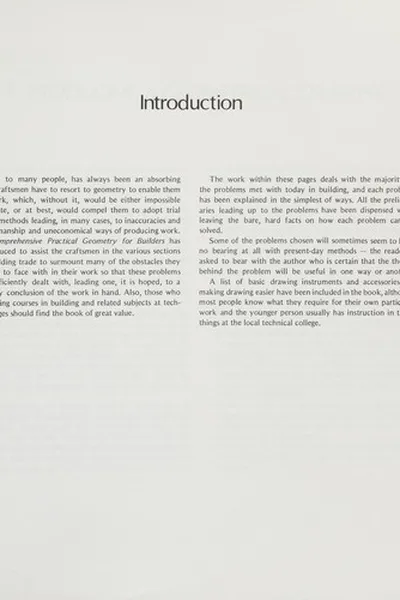 Cover of A Comprehensive Practical Geometry for Builders