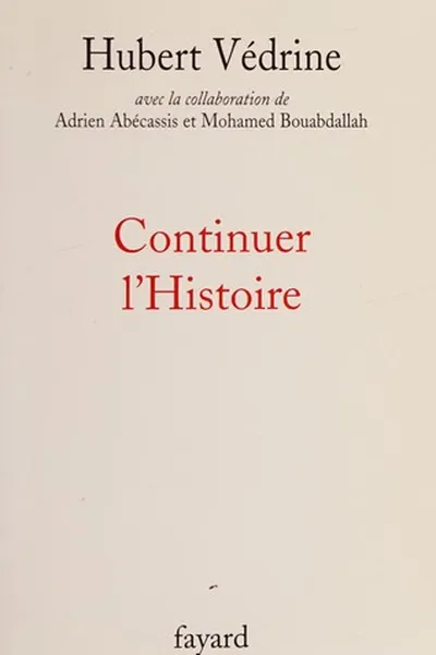 Capa de Continuer l'histoire