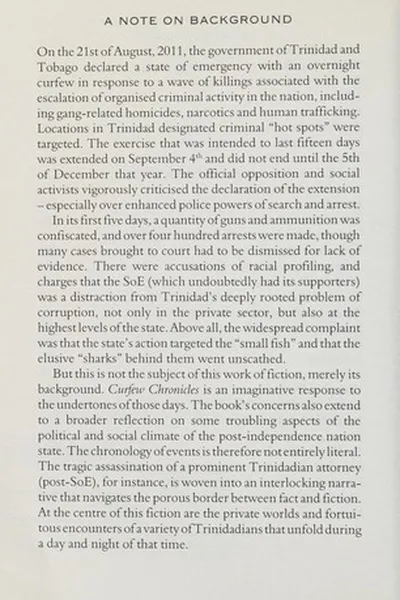 Capa de Curfew Chronicles