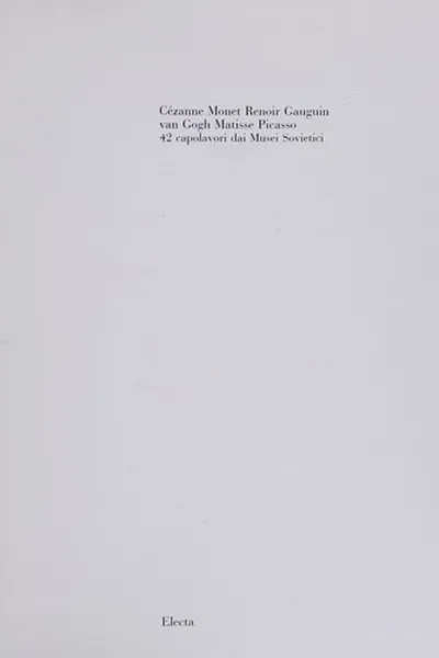 Capa de Da Cézanne a Picasso