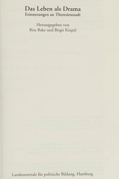 Capa de Das Leben als Drama