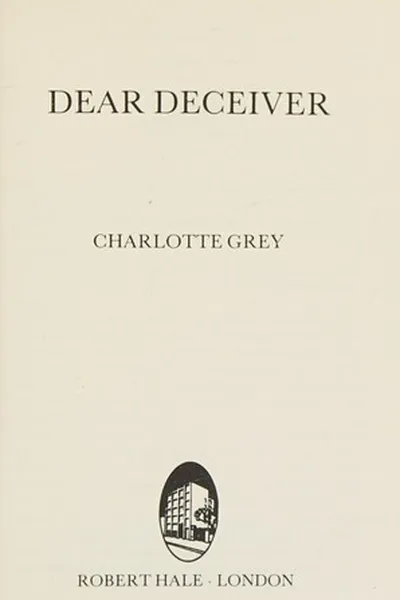 Capa de Dear deceiver
