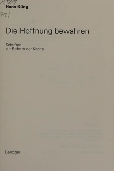 Capa de Die Hoffnung bewahren