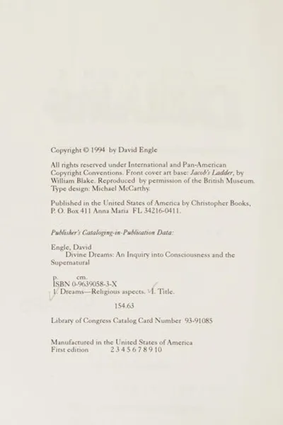 Capa de Divine dreams