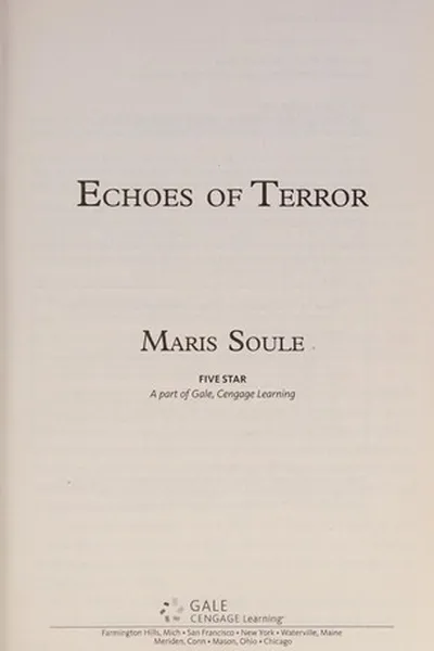 Capa de Echoes of Terror