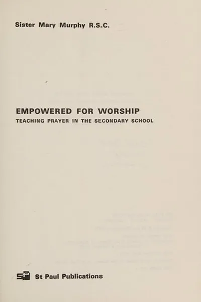 Capa de Empowered for Worship