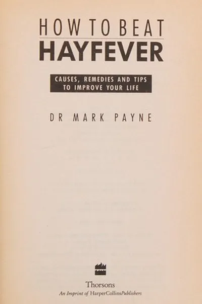 Capa de How to Beat Hayfever