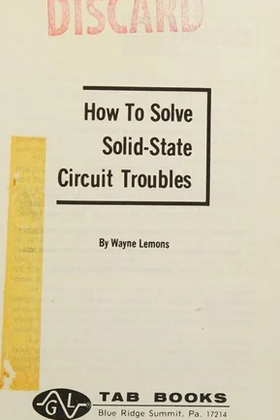 Capa de How to solve solid-state circuit troubles