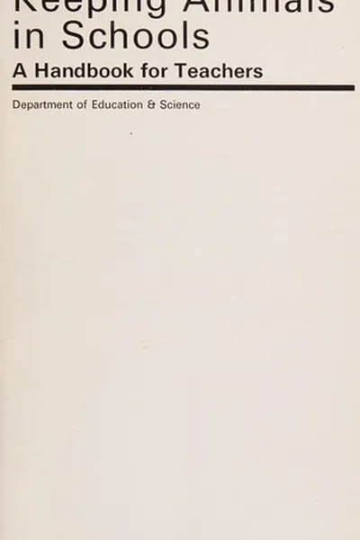 Capa de Keeping animals in school