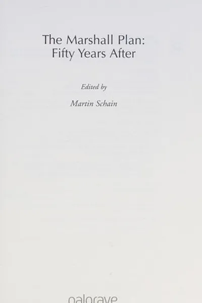 Capa de The Marshall plan