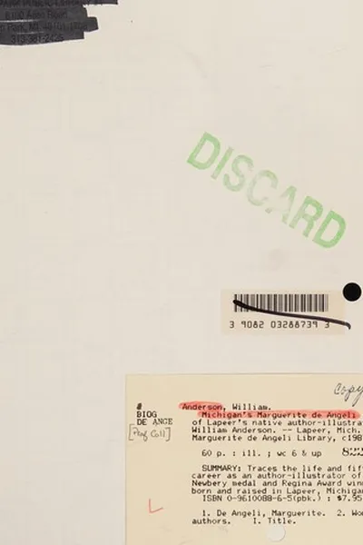 Capa de Michigan's Marguerite de Angeli