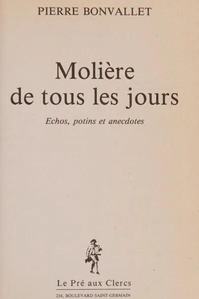 Capa de Molière de tous les jours