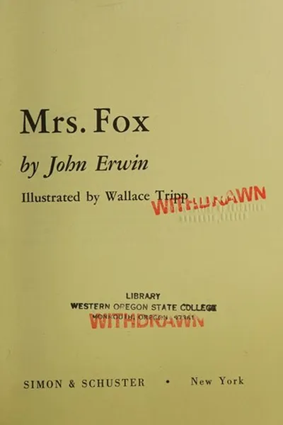 Capa de Mrs. Fox