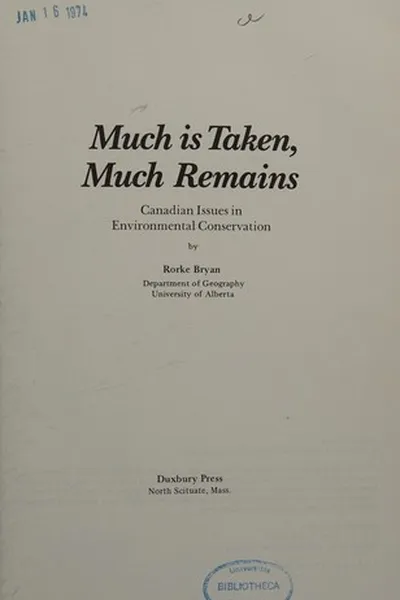 Capa de Much is taken, much remains