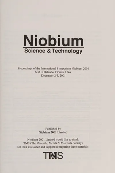 Capa de Niobium, science & technology